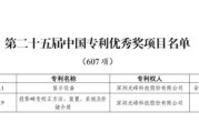 双向出轨光峰科技两项发明专利荣获第二十五届中国专利优秀奖